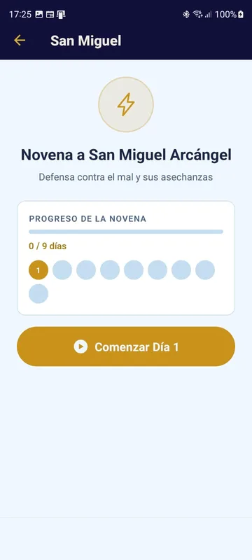 Tu progreso en cada novena